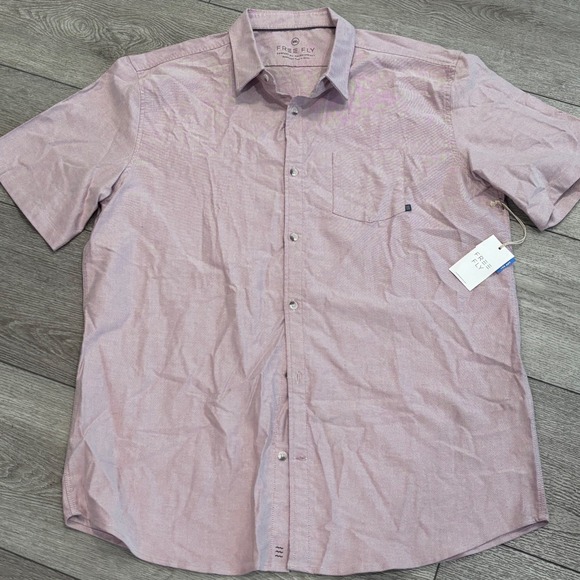 Free Fly Other - Free Fly Sullivan's Short Sleeve Button Up Mens 3XL UPF 50+ Shirt Outdoors New